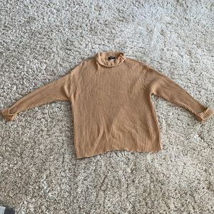 American Eagle Outfitters/ oversized camel sweater